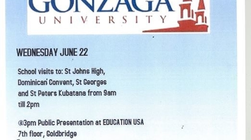 Gonzaga University admissions presentation