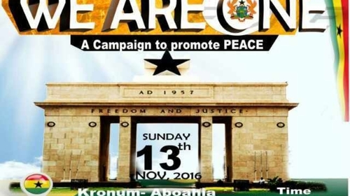 WE ARE ONE PEACE CONCERT