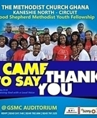 I came to say thank you