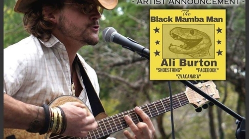 The Black Mamba Man at The Elefenst Music Festival