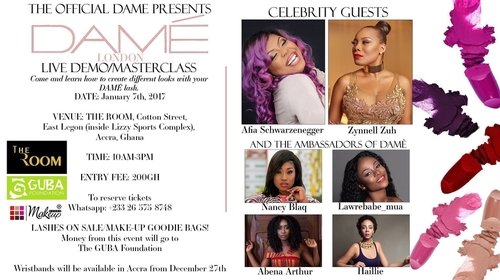 Dame Celebrity Masterclass