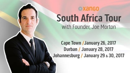 Xango South Africa Tour with Founder, Joe Morton (30th Jan JHB)