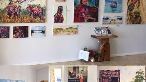 Open Studio and Sundowners new exhibition Tanzania Adventures