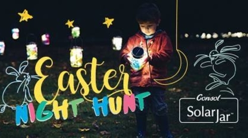 Consol Solar Jar Easter Night Hunt