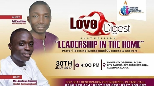 LOVE DIGEST, Singles & Young Couple's Relationship Seminar