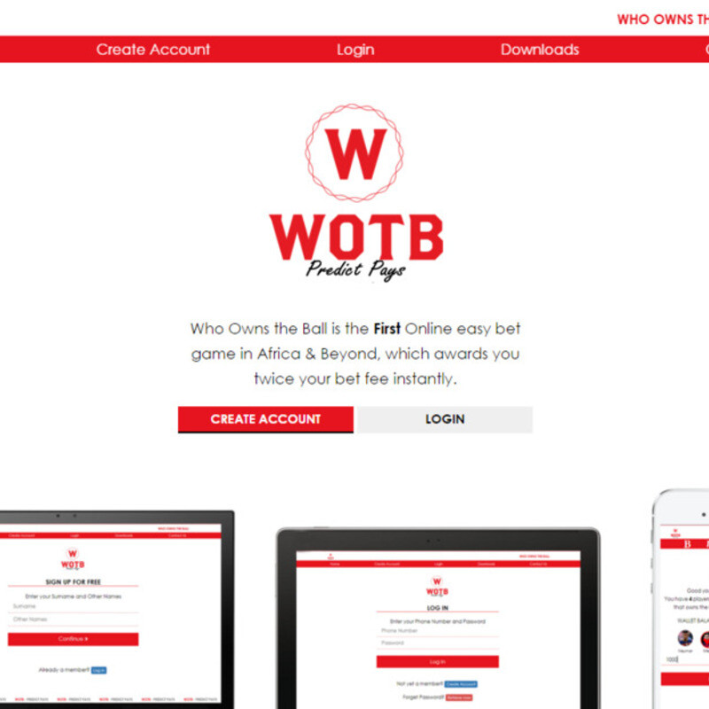 FIRST ONLINE EASY BET GAME (WOTB.NG)