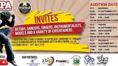 Zimbabwe Championships of Performing Arts Audition