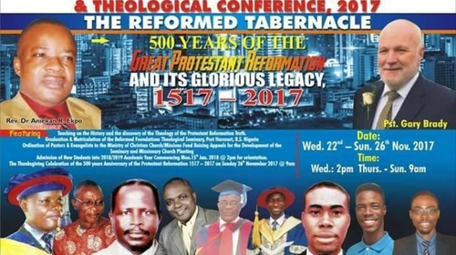 The Nigerian Reformed Bible & Theological Conference, 2017