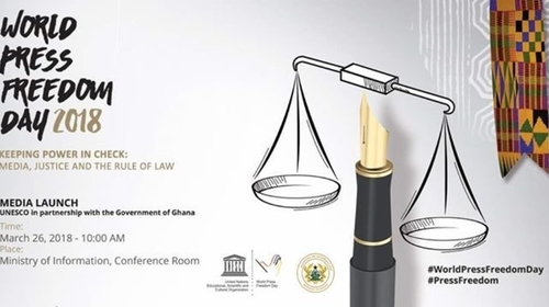 Media Launch of the 2018 World Press Freedom Day