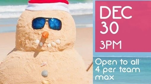 Sand man building contest