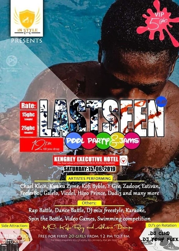 LAST SEEN POOL PARTY & JAMS