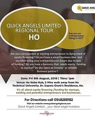 QUICK ANGELS LIMITED REGIONAL TOUR: HO