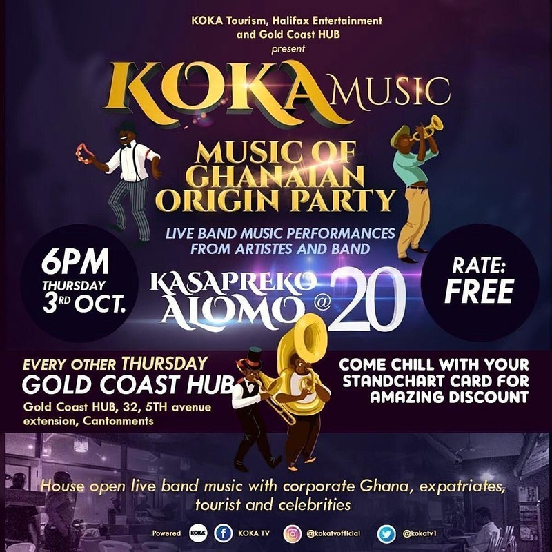 KOKA MUSIC: Music of Ghanaian Origin Party