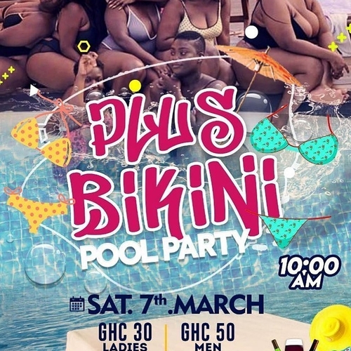 PLUS BIKINI POOL PARTY