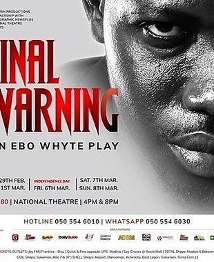 FINAL WARNING - AN EBO WHYTE PLAY
