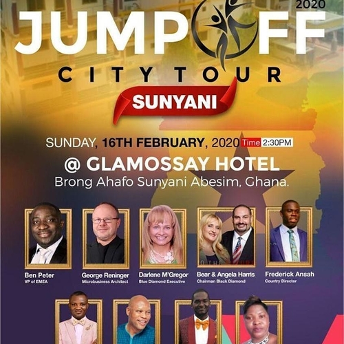 PURE  GHANA  2020 BigBang Jump Off City Tour in SUNYANI ABESIM!