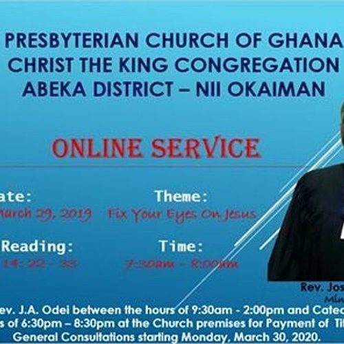 Sermon - Fix Your Eyes On Jesus