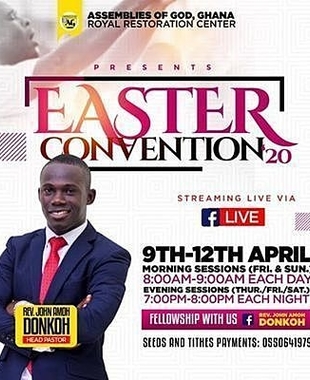 Easter Convention 2020. RRC AG Buduburam