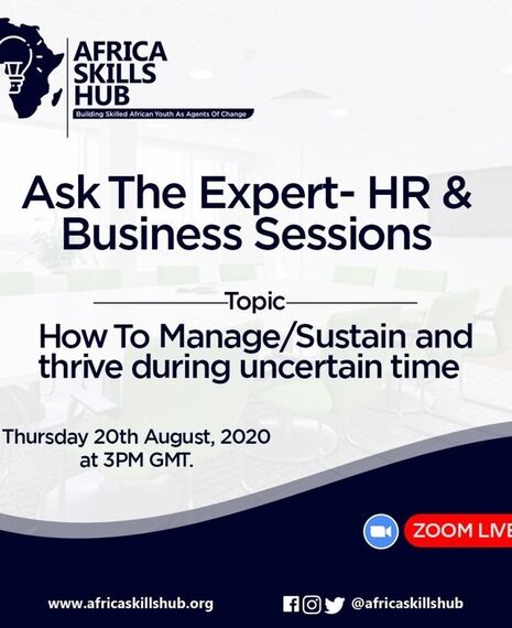 How to manage/sustain and thrive during uncertain time