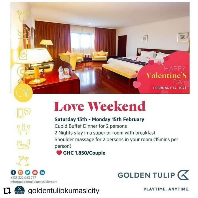 Love Weekend @ Golden Tulip- Kumasi