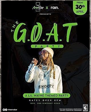 The G.O.A.T Party - A LIL WAYNE themed PARTY