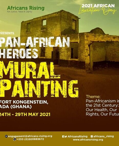 Pan African Heroes Mural Painting