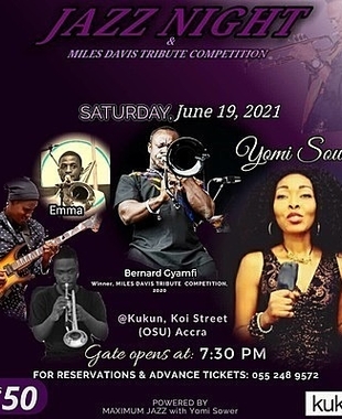Jazz Night & Miles Davis Tribute Competition Ghana 2021