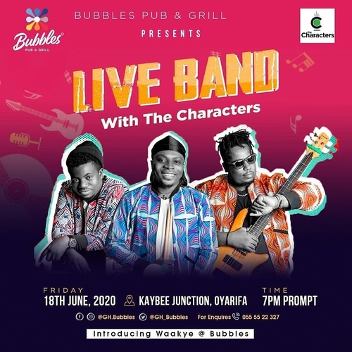 Live Band with THE CHARACTERS