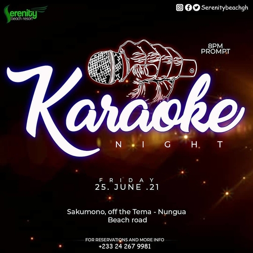 Karaoke NIGHT at Serenity Beach Resort