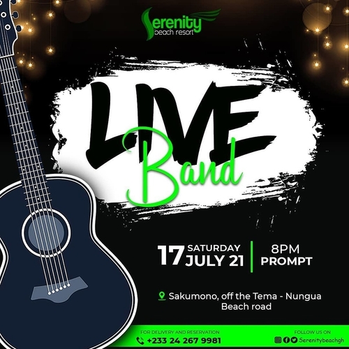 Live Band at Serenity Beach Resort