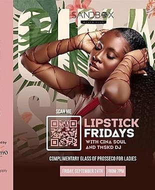 LipStick Fridays with Cina Soul & TMSKD DJ