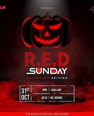 R.E.D SUNDAY (Halloween Edition)