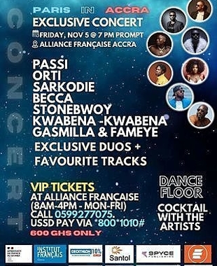 PARIS In ACCRA EXCLUSIVE CONCERT