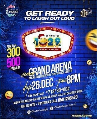 Night of 1029 Laughs & Music