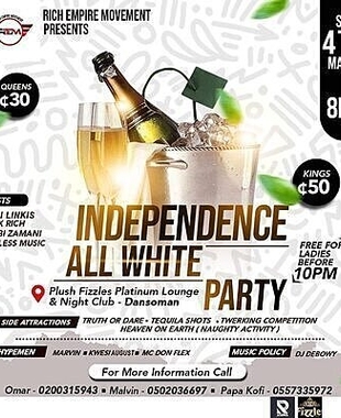 Independence All White Party