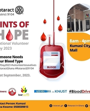 Pints of Hope #NVDAY Blood Donation Drive at Kumasi City Mall