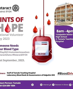 Pints of Hope #NVDay Blood Donation Drive at Tamale 