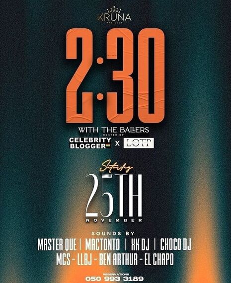 2:30 (With the ballers )