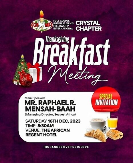 FGBMFI Crystal Chapter Breakfast Meeting
