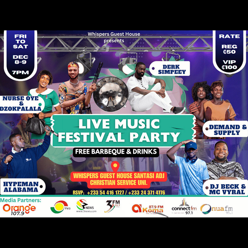Live Music Festival Party 