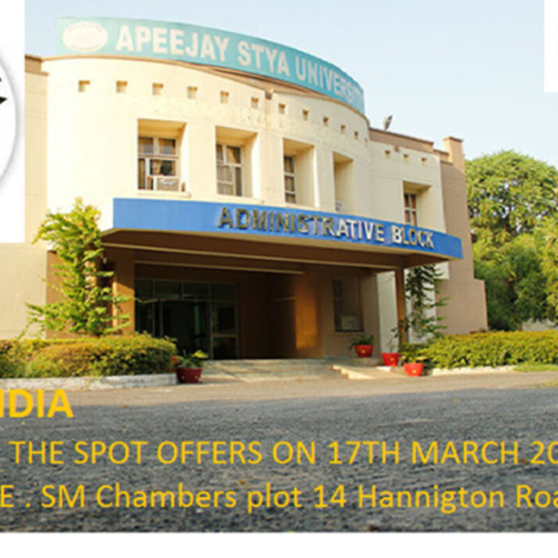 APEEJAY STYA UNIVERSITY VISIT