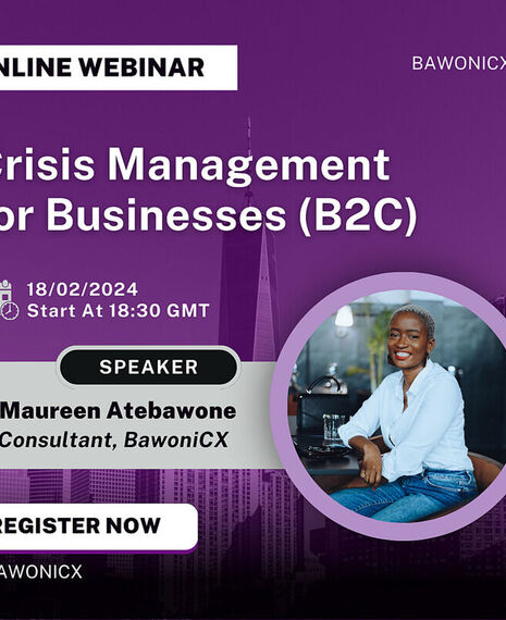 Webinar: Crises Management for B2C
