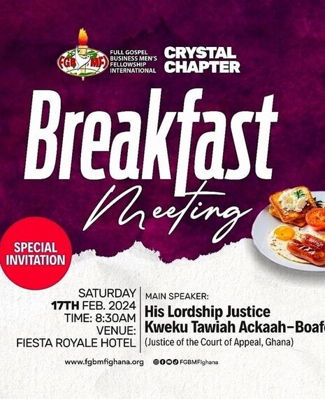 FGBMFI Crystal Chapter Breakfast Meeting
