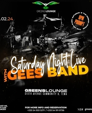 Saturday Night Life With Gees Band