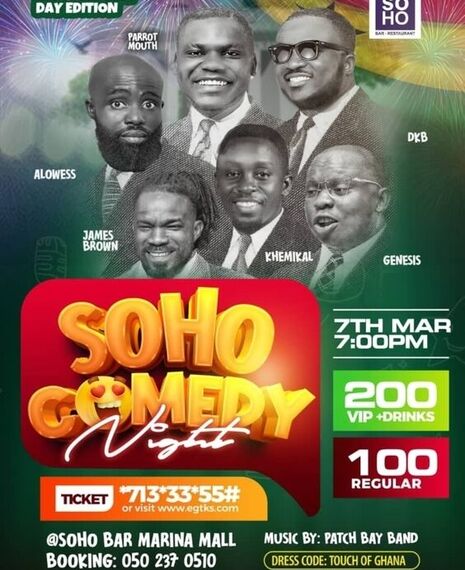SoHo Comedy Night (The Big 6 Ind. Edition)