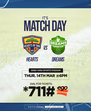Dreams vs Hearts (Kumasi)
