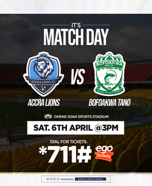 Accra Lions vs ‪Bofoakwa Tano