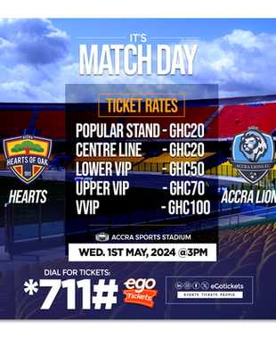 Hearts VRS Accra Lions