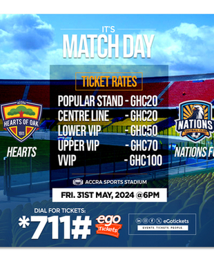 Hearts VS Nations FC