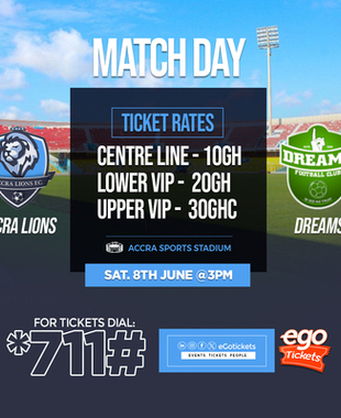 Accra Lions VS Dreams FC